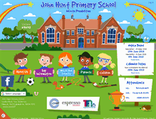 Tablet Screenshot of johnhuntprimary.co.uk